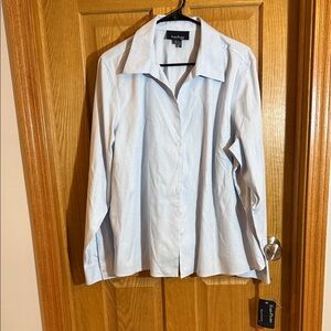 Evan Picone Soft Blue Women's Shirt